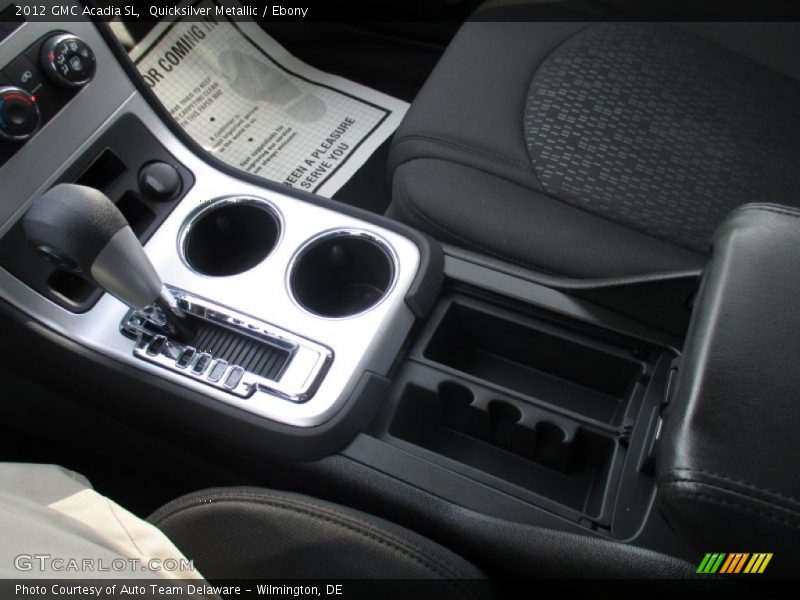 Quicksilver Metallic / Ebony 2012 GMC Acadia SL