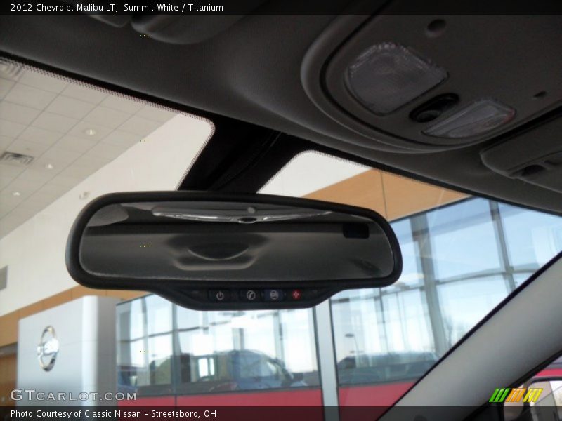 Summit White / Titanium 2012 Chevrolet Malibu LT