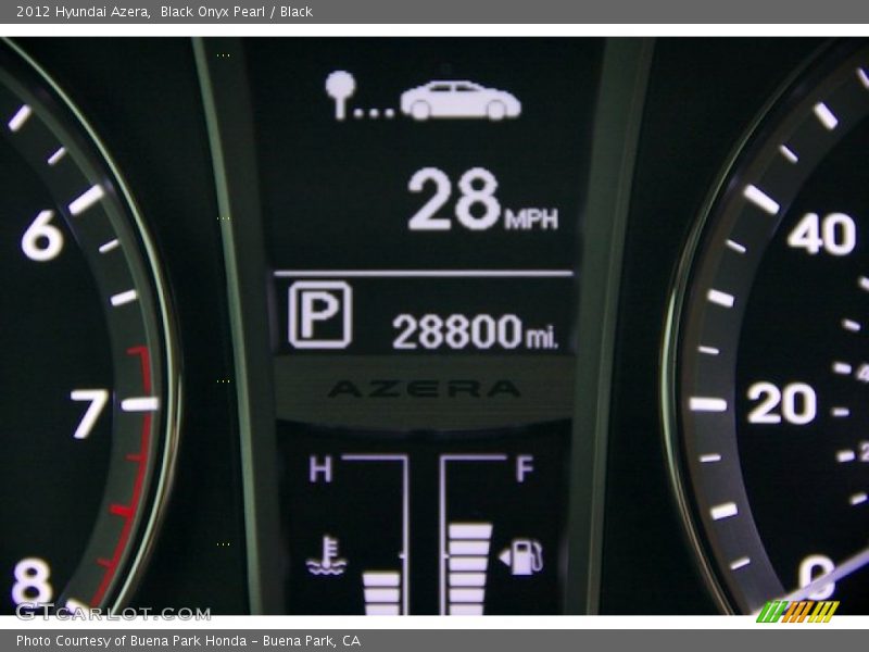 Black Onyx Pearl / Black 2012 Hyundai Azera