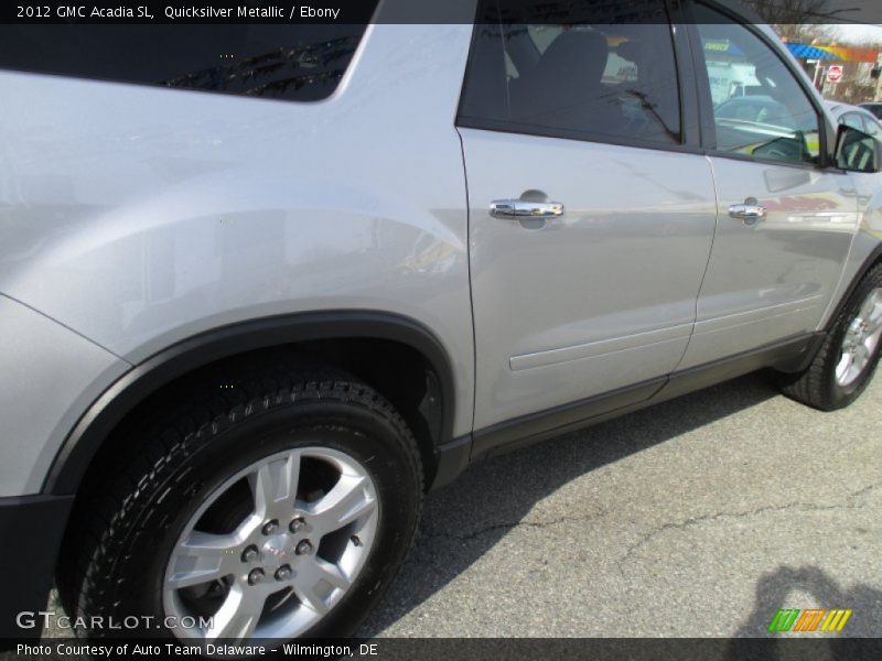 Quicksilver Metallic / Ebony 2012 GMC Acadia SL