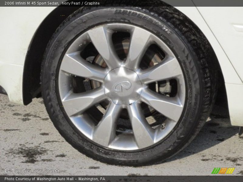 Ivory Pearl / Graphite 2006 Infiniti M 45 Sport Sedan