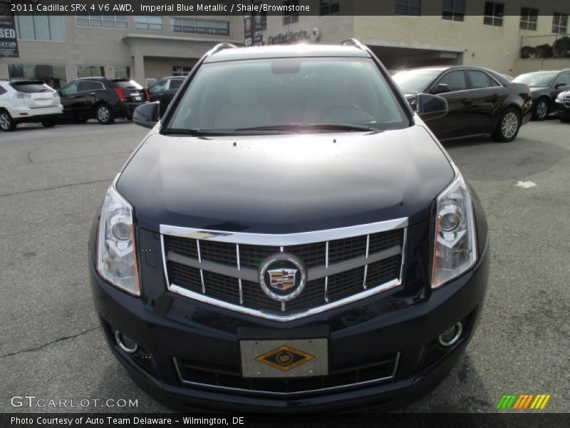 Imperial Blue Metallic / Shale/Brownstone 2011 Cadillac SRX 4 V6 AWD