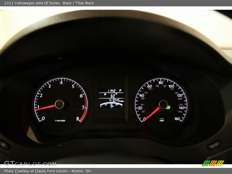 Black / Titan Black 2011 Volkswagen Jetta SE Sedan