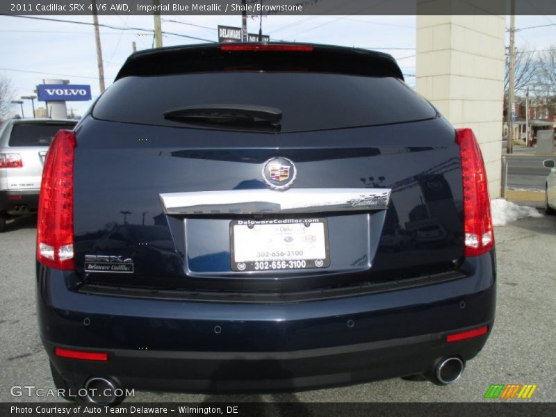 Imperial Blue Metallic / Shale/Brownstone 2011 Cadillac SRX 4 V6 AWD