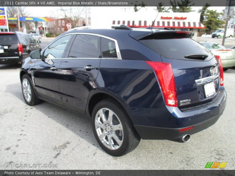 Imperial Blue Metallic / Shale/Brownstone 2011 Cadillac SRX 4 V6 AWD