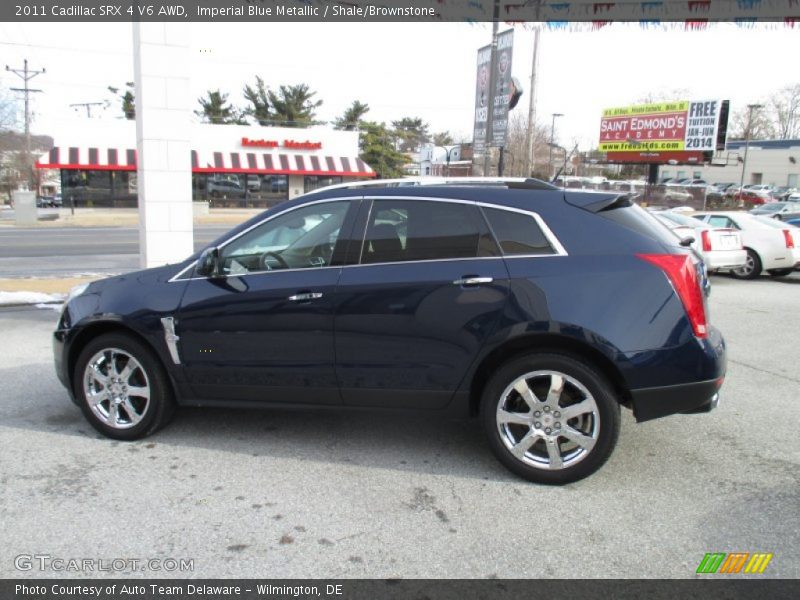Imperial Blue Metallic / Shale/Brownstone 2011 Cadillac SRX 4 V6 AWD