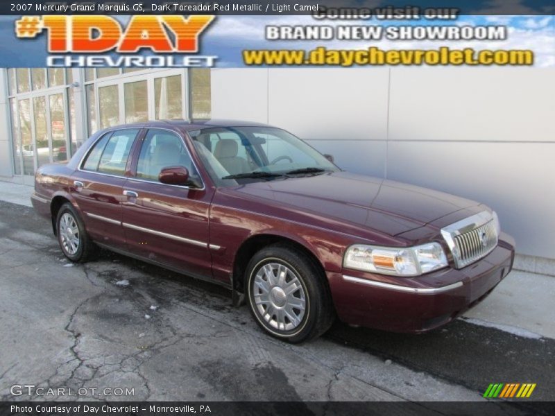 Dark Toreador Red Metallic / Light Camel 2007 Mercury Grand Marquis GS