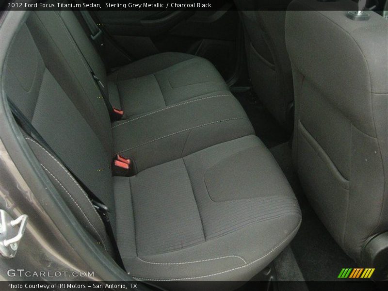 Sterling Grey Metallic / Charcoal Black 2012 Ford Focus Titanium Sedan