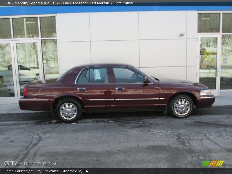 Dark Toreador Red Metallic / Light Camel 2007 Mercury Grand Marquis GS