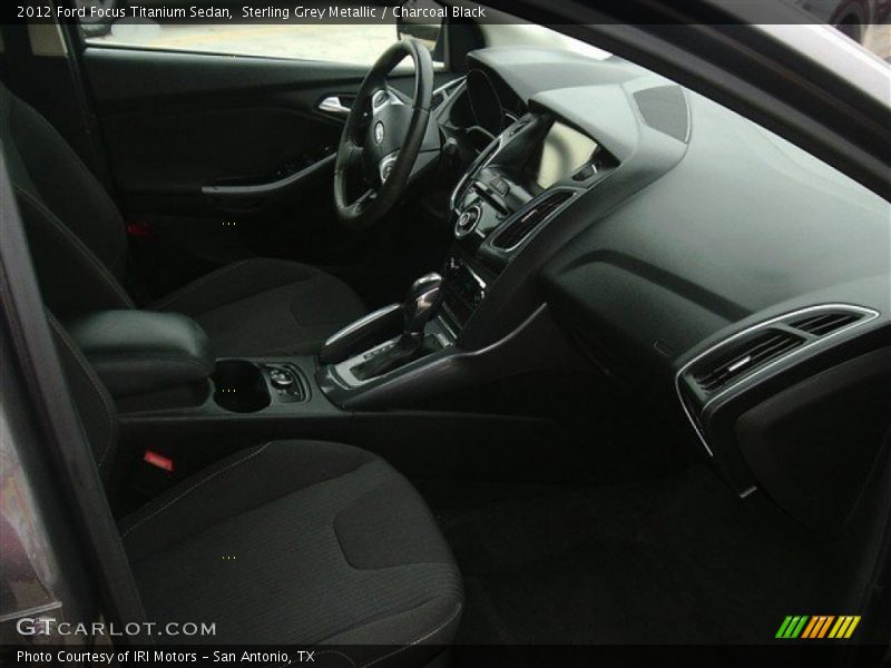 Sterling Grey Metallic / Charcoal Black 2012 Ford Focus Titanium Sedan