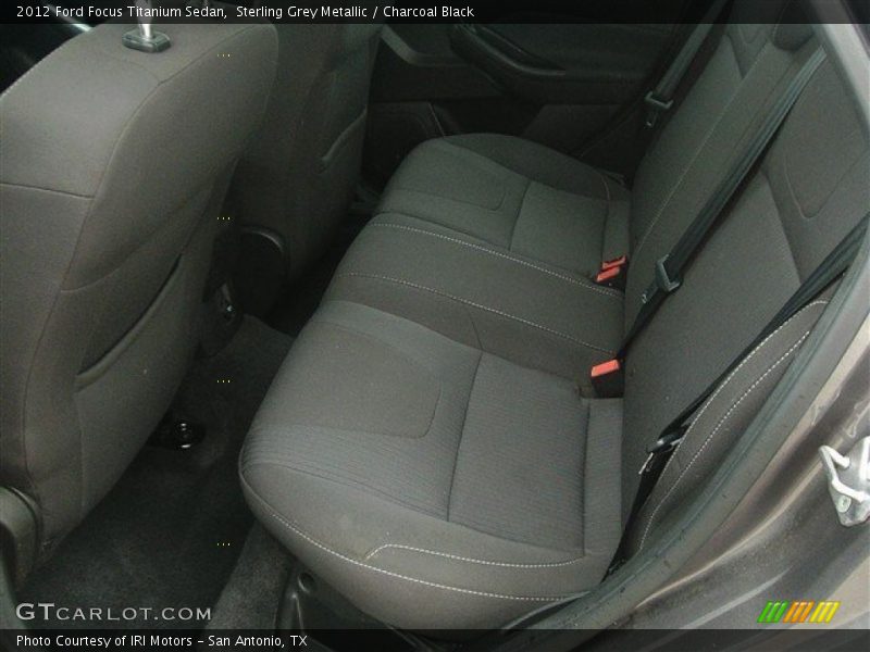 Sterling Grey Metallic / Charcoal Black 2012 Ford Focus Titanium Sedan