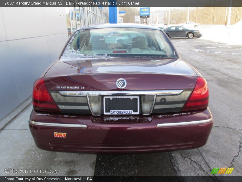 Dark Toreador Red Metallic / Light Camel 2007 Mercury Grand Marquis GS