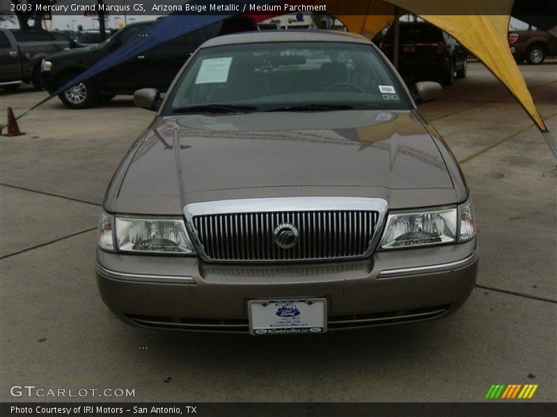 Arizona Beige Metallic / Medium Parchment 2003 Mercury Grand Marquis GS