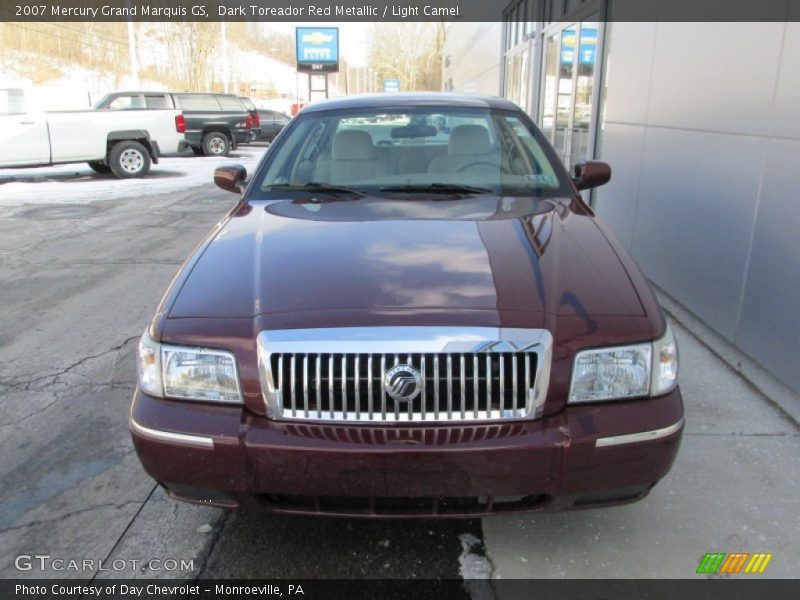 Dark Toreador Red Metallic / Light Camel 2007 Mercury Grand Marquis GS