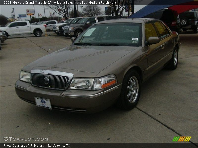 Arizona Beige Metallic / Medium Parchment 2003 Mercury Grand Marquis GS