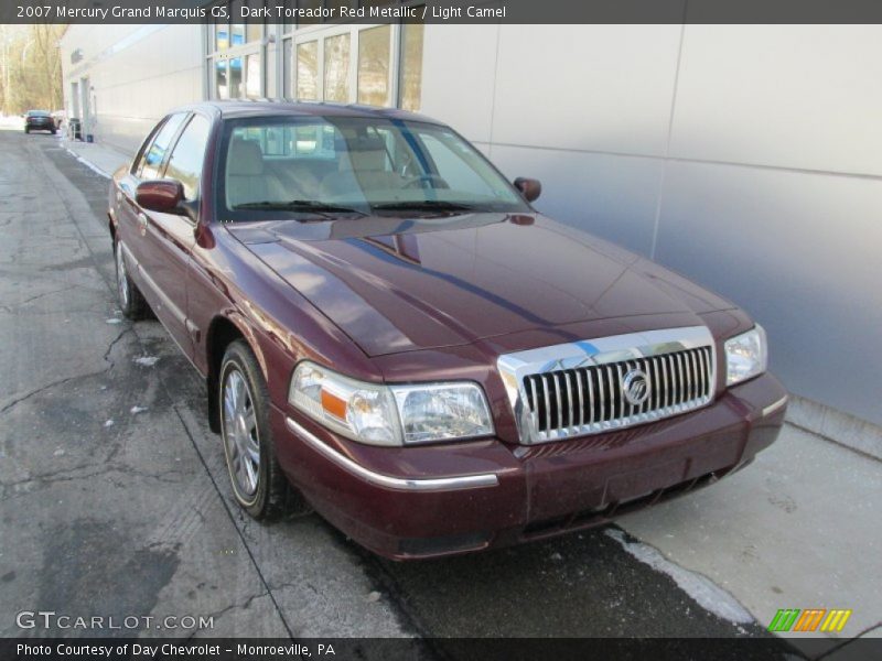 Dark Toreador Red Metallic / Light Camel 2007 Mercury Grand Marquis GS