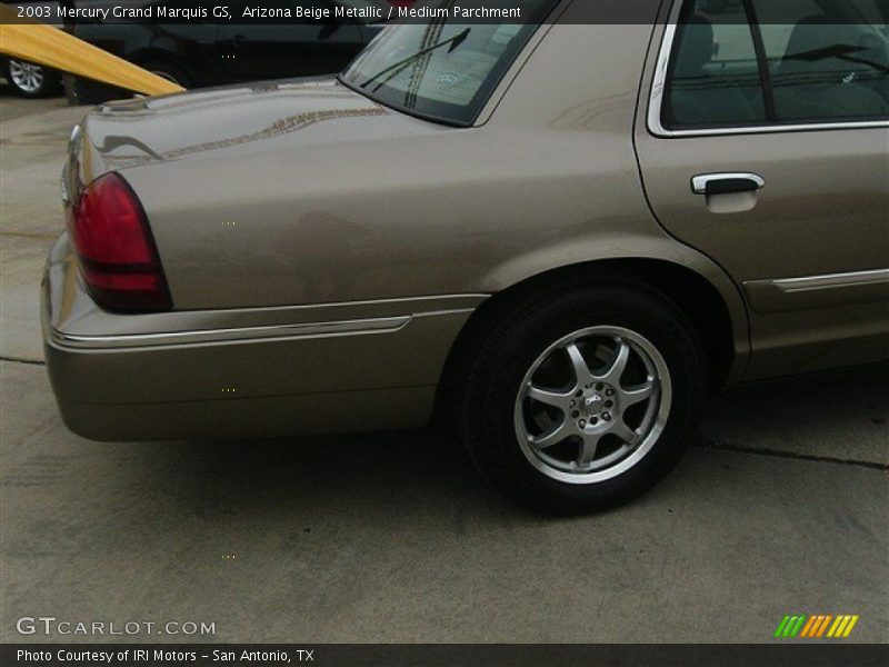 Arizona Beige Metallic / Medium Parchment 2003 Mercury Grand Marquis GS