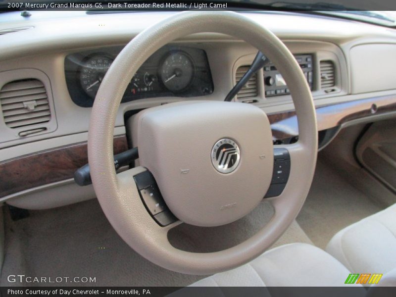 Dark Toreador Red Metallic / Light Camel 2007 Mercury Grand Marquis GS