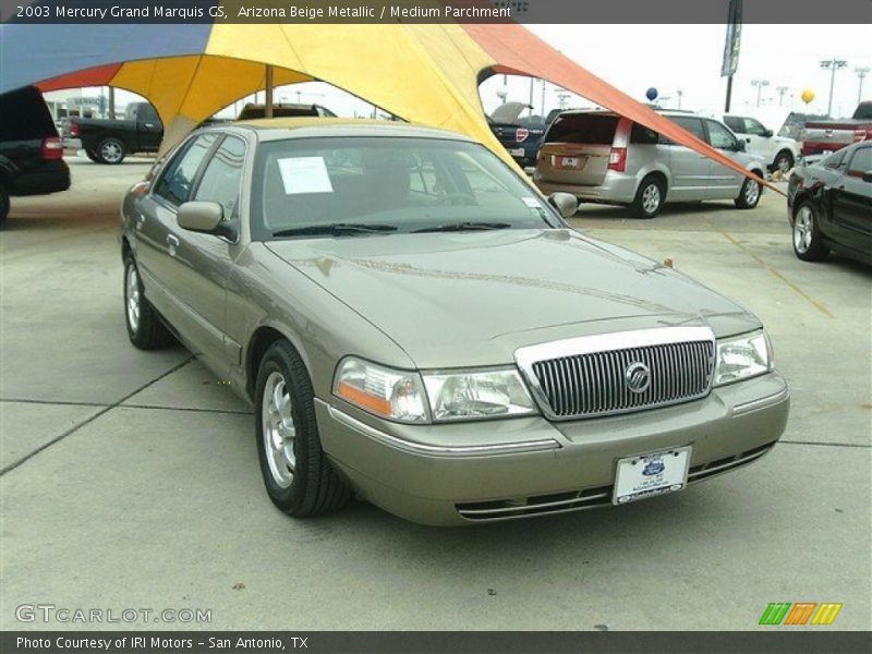 Arizona Beige Metallic / Medium Parchment 2003 Mercury Grand Marquis GS