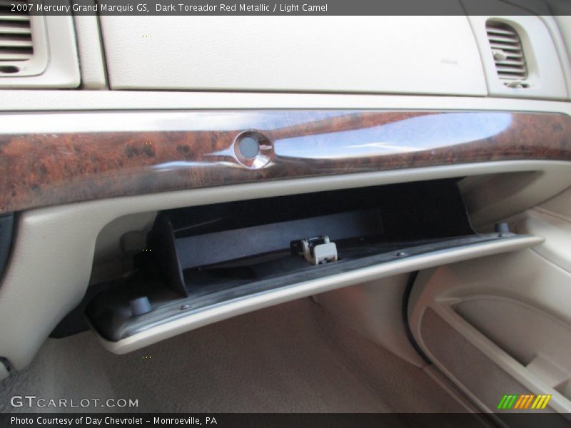 Dark Toreador Red Metallic / Light Camel 2007 Mercury Grand Marquis GS