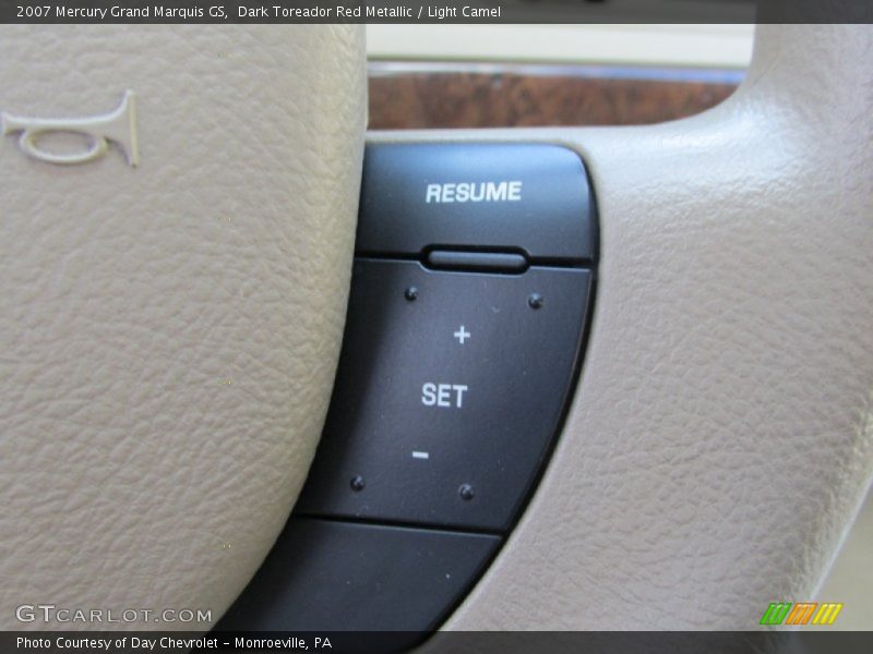 Dark Toreador Red Metallic / Light Camel 2007 Mercury Grand Marquis GS