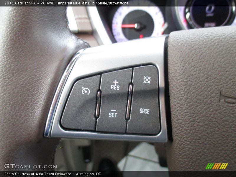 Imperial Blue Metallic / Shale/Brownstone 2011 Cadillac SRX 4 V6 AWD