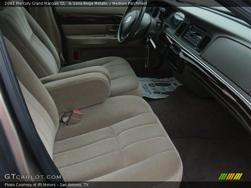 Arizona Beige Metallic / Medium Parchment 2003 Mercury Grand Marquis GS
