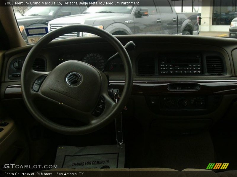 Arizona Beige Metallic / Medium Parchment 2003 Mercury Grand Marquis GS