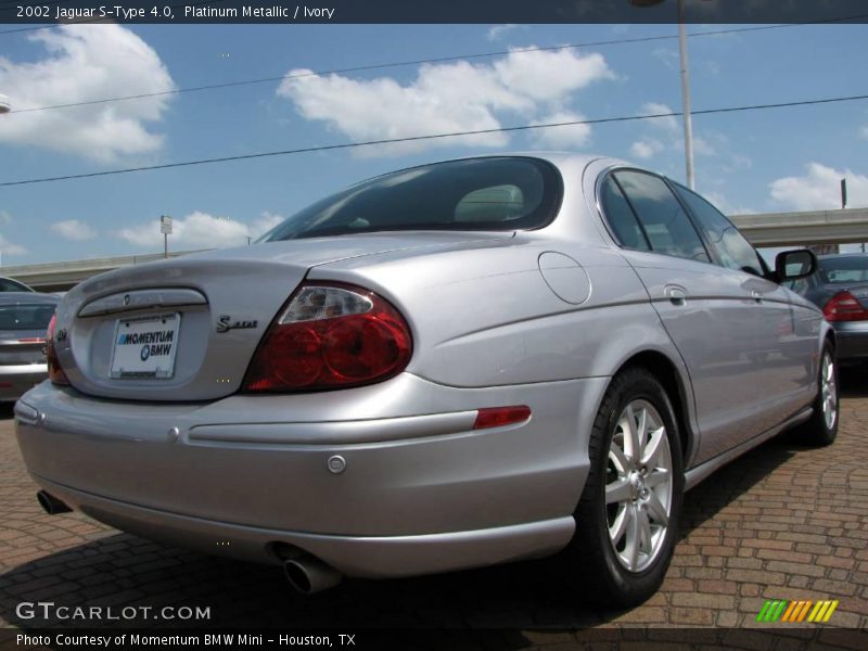 Platinum Metallic / Ivory 2002 Jaguar S-Type 4.0