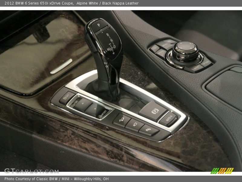 2012 6 Series 650i xDrive Coupe 8 Speed Sport Automatic Shifter