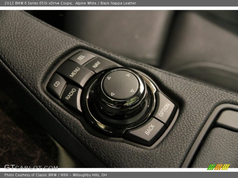 Controls of 2012 6 Series 650i xDrive Coupe