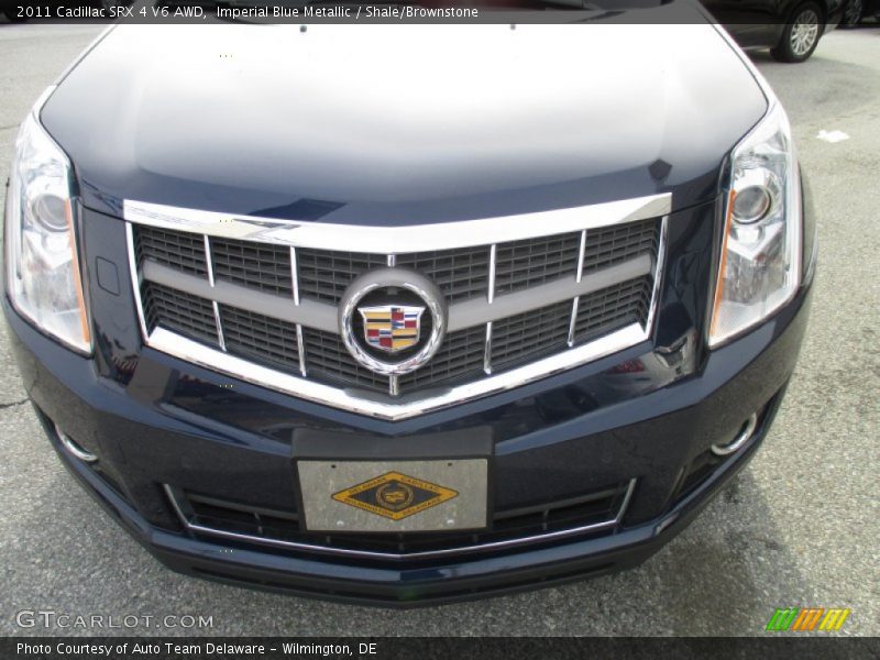 Imperial Blue Metallic / Shale/Brownstone 2011 Cadillac SRX 4 V6 AWD