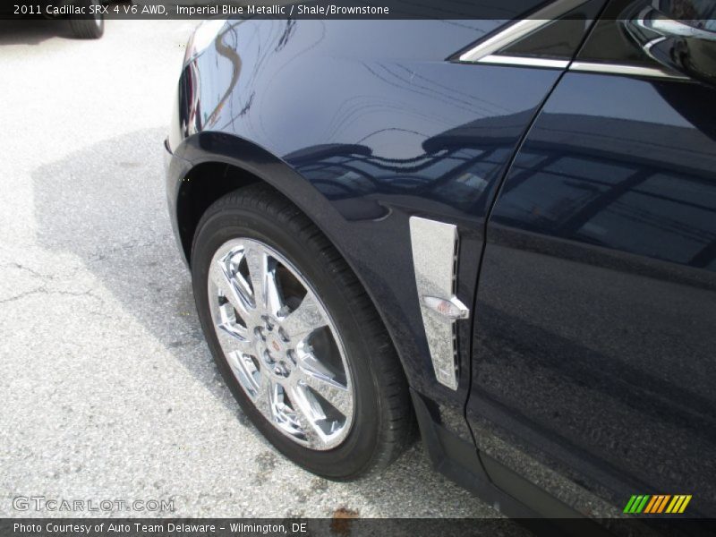 Imperial Blue Metallic / Shale/Brownstone 2011 Cadillac SRX 4 V6 AWD