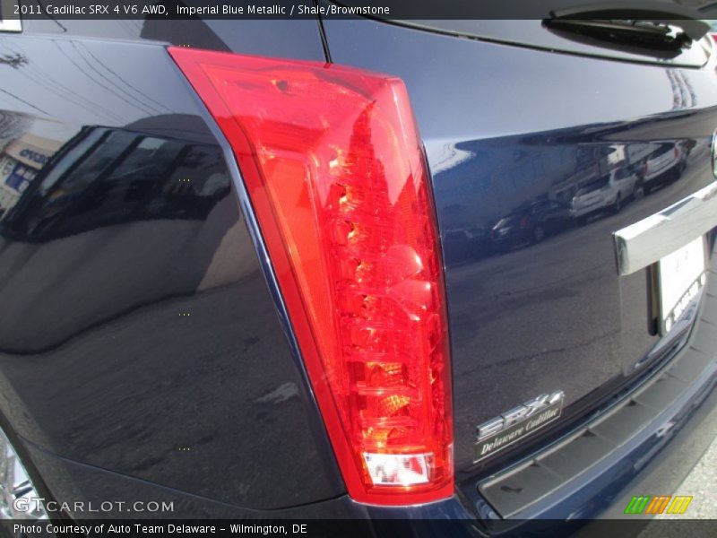 Imperial Blue Metallic / Shale/Brownstone 2011 Cadillac SRX 4 V6 AWD
