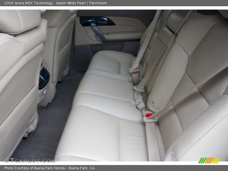Aspen White Pearl / Parchment 2009 Acura MDX Technology