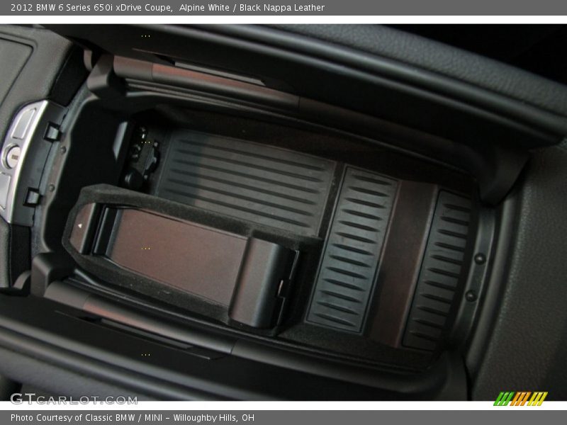 Alpine White / Black Nappa Leather 2012 BMW 6 Series 650i xDrive Coupe