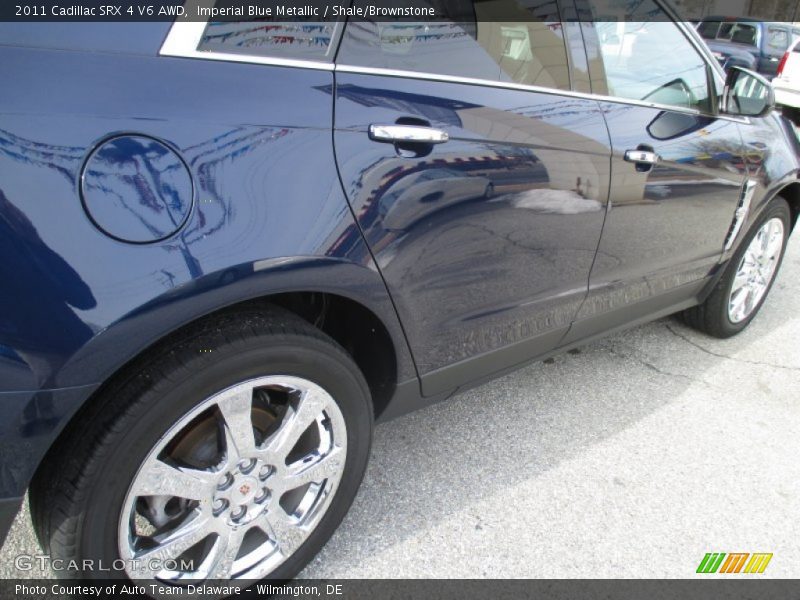 Imperial Blue Metallic / Shale/Brownstone 2011 Cadillac SRX 4 V6 AWD