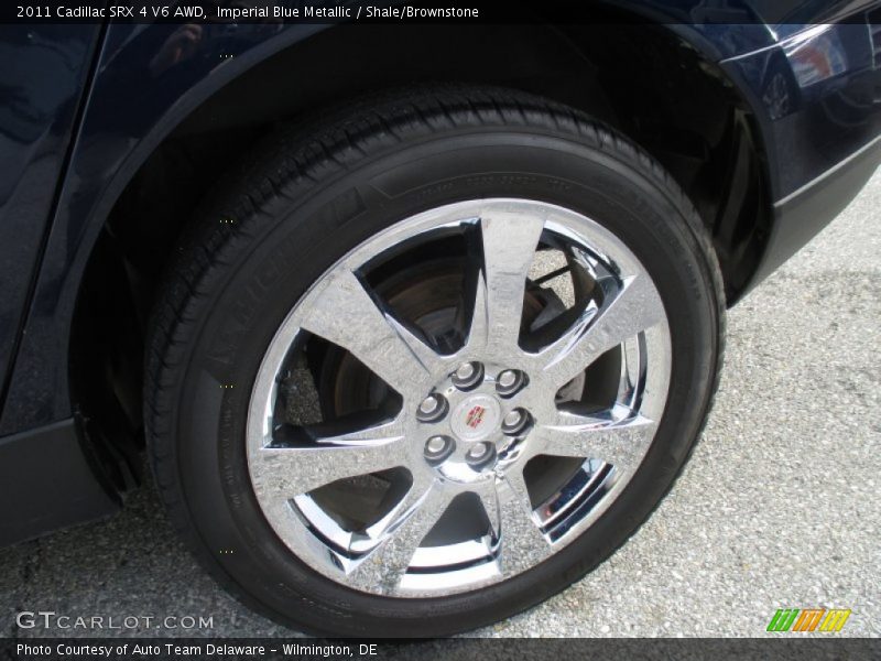 Imperial Blue Metallic / Shale/Brownstone 2011 Cadillac SRX 4 V6 AWD