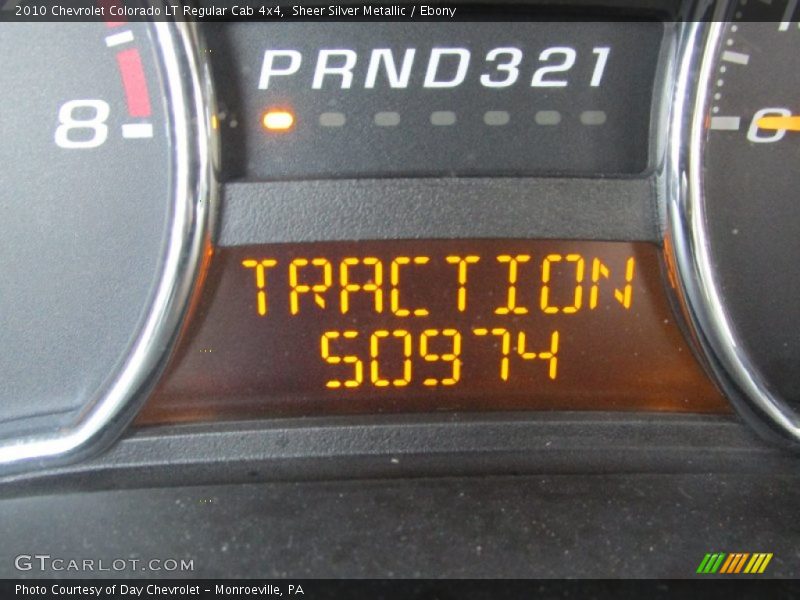 Sheer Silver Metallic / Ebony 2010 Chevrolet Colorado LT Regular Cab 4x4