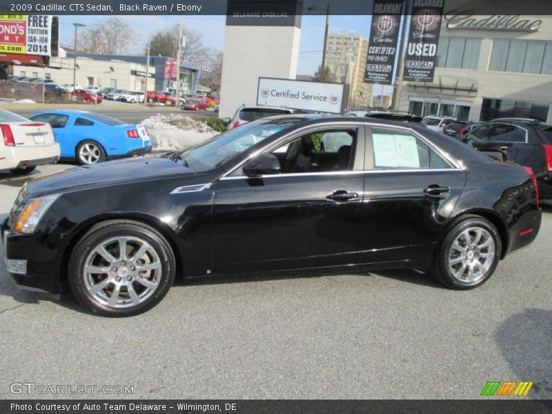 Black Raven / Ebony 2009 Cadillac CTS Sedan