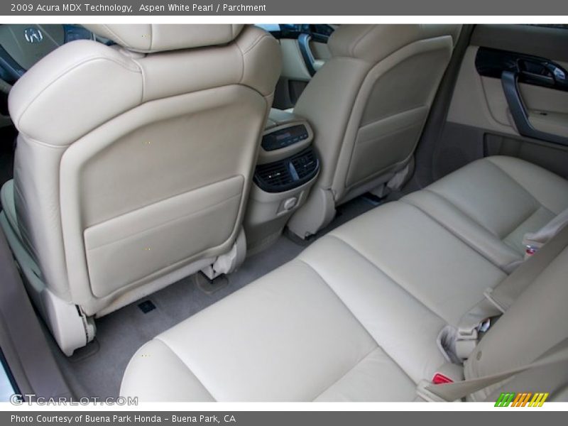 Aspen White Pearl / Parchment 2009 Acura MDX Technology