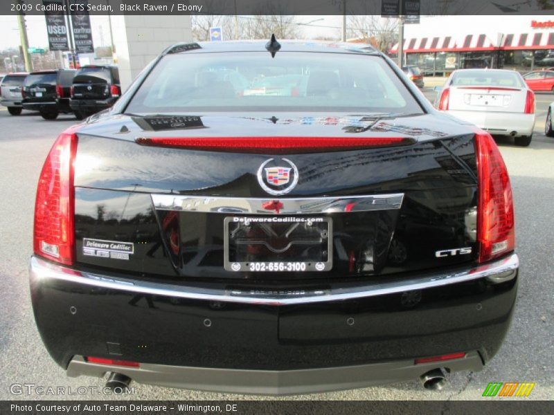 Black Raven / Ebony 2009 Cadillac CTS Sedan