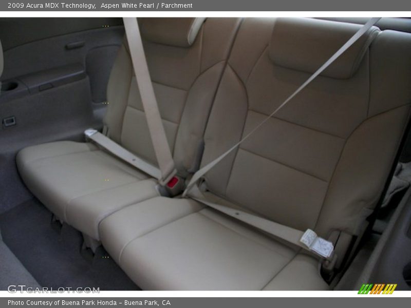 Aspen White Pearl / Parchment 2009 Acura MDX Technology