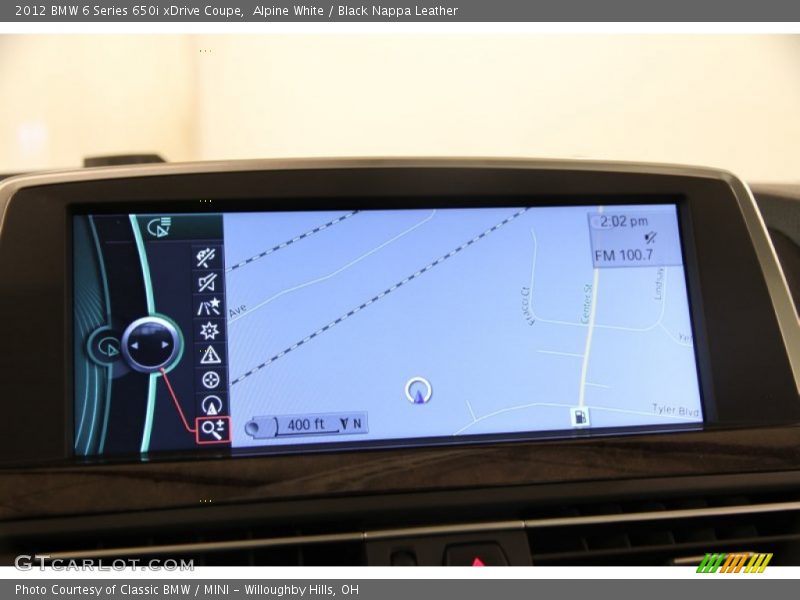 Navigation of 2012 6 Series 650i xDrive Coupe