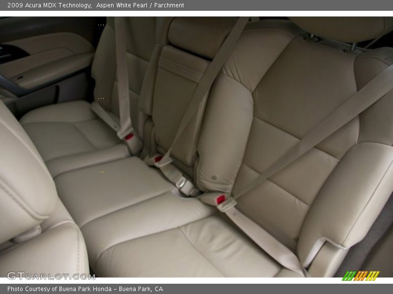 Aspen White Pearl / Parchment 2009 Acura MDX Technology