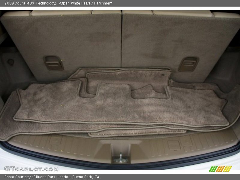 Aspen White Pearl / Parchment 2009 Acura MDX Technology