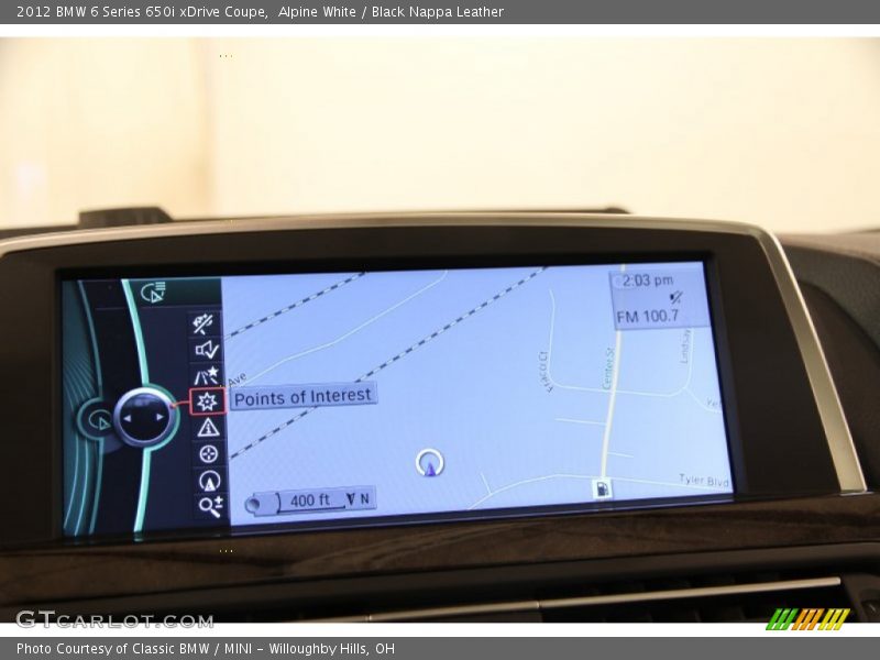 Alpine White / Black Nappa Leather 2012 BMW 6 Series 650i xDrive Coupe