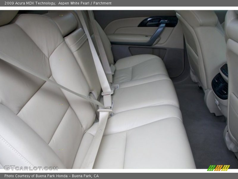 Aspen White Pearl / Parchment 2009 Acura MDX Technology