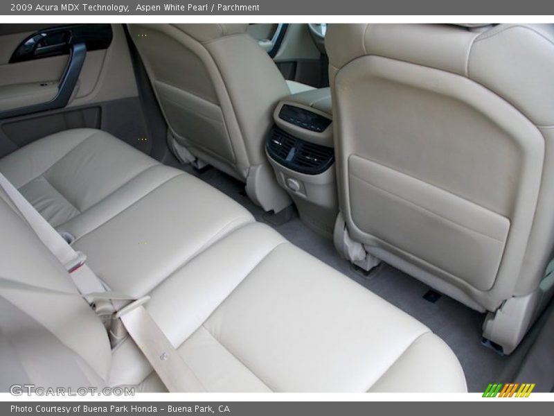 Aspen White Pearl / Parchment 2009 Acura MDX Technology