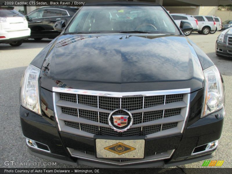 Black Raven / Ebony 2009 Cadillac CTS Sedan